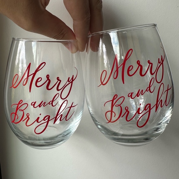Stemless Wine Glasses - Pair - Picture 1 of 1